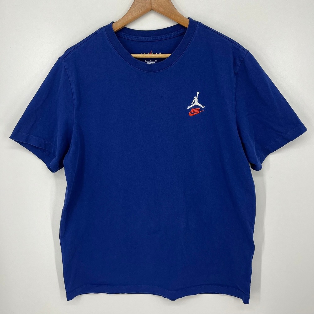 Jordan Brand Mens Blue AJ Revolution Jordan 3 Graphic T-Shirt IB7526-485 XL